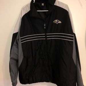 Baltimore ravens zip up wind breaker